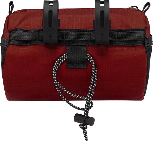 Handlebar Bike Bag – Water-Resistant Hard Shell with Quick-Access Zipper, Side Mesh Pockets, and Spacious Storage – Ideal for Cycling, Commuting, and Adventure Rides (Black) in Saudi Arabia