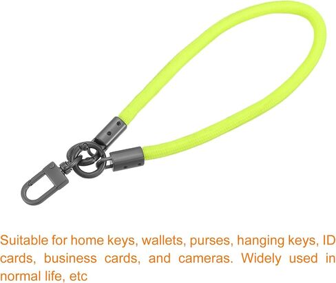 uxcell Keychain Wristlet Lanyard, Braided Wrist Lanyard in Kuwait