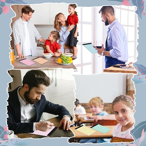 12 PCS 4" x 6" Small Legal Pad College Ruled Lined Mini Legal Pad 80 GSM Pastel Colored Memo Notepad 30 Sheets Memo & Scratch Notepad for Home Office School Work Business To Do List Grocery List in Saudi Arabia
