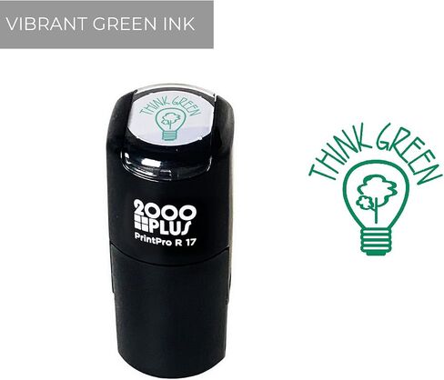 Recycle Symbol Stamp / 2000 Plus Self Inking Business Package Stamper / 9/16" Small Rubber Imprint Earth Day Environmental Awareness Stamp in Saudi Arabia