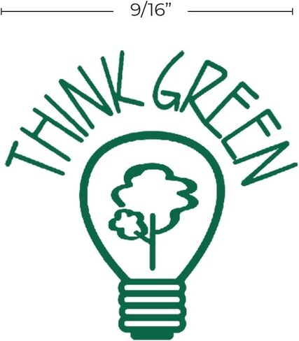 Recycle Symbol Stamp / 2000 Plus Self Inking Business Package Stamper / 9/16" Small Rubber Imprint Earth Day Environmental Awareness Stamp in Saudi Arabia