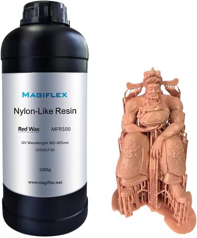 Tough Resin, Upgraded Nylon-Like 3D Printer Resin, 405nm SLA Fast UV-Curing Resin, High Precision & Rapid Photopolymer for 8K Capable LCD/DLP/SLA 3D Printing (1000g） (Grey) in Saudi Arabia