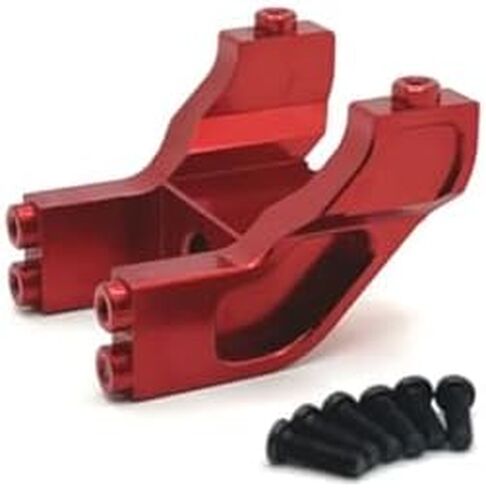 for MJX Hyper Go H14BM 14210 Metal Tail Wing Mount Bracket Holder 1/14 RC Car Upgrade Parts Accessories (Red) in Saudi Arabia