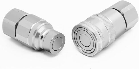 CEKER 3/8" NPT Skid Steer Bobcat Flat Face Hydraulic Quick Disconnect Coupling Fits ISO 16028 Hydraulic Quick Connect Coupler in Kuwait