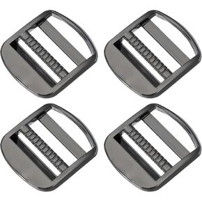 PATIKIL Ladder Lock Buckle Slider, Zinc Alloy Adjustable Webbing Strap Release Buckles Belt Tri-Glide for Backpack Sewing
