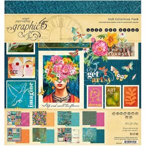 Graphic 45 8x8 Collection Pack- Let's Get Artsy
