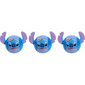 Disney Stitch Squish-A Trugh Trochlible Figures 3 عبوات ، التماثيل اللامعة 2 بوصة ، ألعاب التململ اسفنجي ، صندوق أعمى ، ألعاب للأطفال للأعمار 3 وما فوق من خلال اللعب فقط
