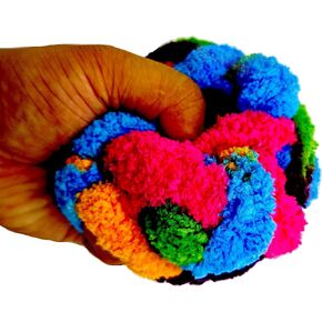 2 Pack Crochet Fidget Ball for Alzheimer Dementia Patients Sensory Toys for Skin Pickers Trichotillomania Stretch and Squeeze Stress Balls Skin Picking Fidget (Yarn Ball) in Kuwait