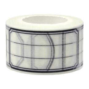 شريط Washi Tape قابل للكتابة / 25 مم × 10 م / 200 ملصقات