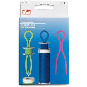 Prym, Plastic, 3 PC Bobbin Holders, us:one Size, Multicolor