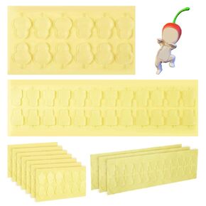 192 PCS شريط لاصق لـ Sonny Baby ، ملصقات واضحة لـ Sonny Angel ، اثنين من الأشكال القابلة للإزالة من الغراء الشفافة اللزجة المناسبة للأرقام الصغيرة ملحقات الهاتف المحمول Glue Dots