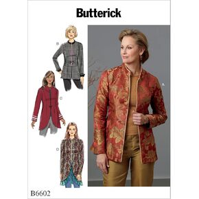 أنماط Butterick Patterns Open و Button Future Screen أنماط خياطة ، 14-16-18-20-22 ، أبيض