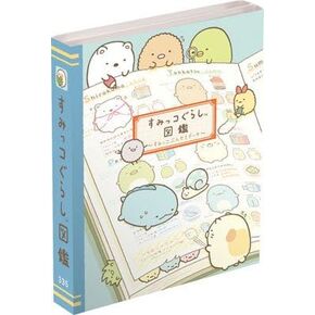 San-x Sumikko Gurashi Folding Memo Pad Picture Book Blue