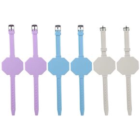 GetCoupon 6PCS Memo Wrist Band ، Watch Shaped يمكن ارتداؤها للقيام بمذكرة قائمة للممرضة