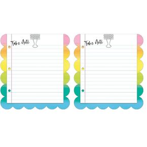 Carson Dellosa Inspired Inspired بشكل خلاق ، 50 ورقة منصة Rainbow Note للقيام بالقائمة وقائمة المراجعة ، ومنظمة الفصول الدراسية الثابتة ، والملحقات المكتبية واللوازم المكتبية (حزمة 2) 2)