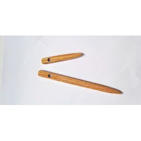 2 حزمة الإبر nalbinding أحجام 3 و 6 بوصات ، الخشب الطبيعي