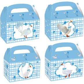 12 PCS Pink One Silly Goose Party Boxes Bithday Decoration Silly Goose Pink Party Favor