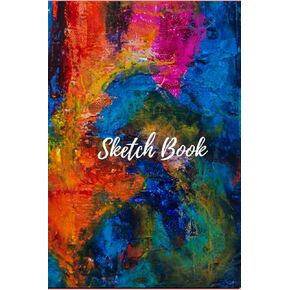 كتاب رسم: كراسة رسم للفنان رسم الورق الفارغ 6 "x 9" - دفتر 120 صفحات كتاب ورقي فارغ لرسم الكتب المتجهزة