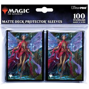 Ultra Pro - MTG Wilds of Eldraine Tegwyll ، Duke of Splendor Standard Deck Protector Sister (100CT) حماية بطاقات MTG من الأجراس والخدوش ، بطاقات محلية بأمان تخزينها بأمان