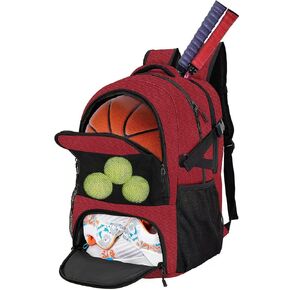 Sport Backpack - Multifunctional Sports Bag for Tennis, Badminton, Basketball etc, With shoe compartment in Saudi Arabia