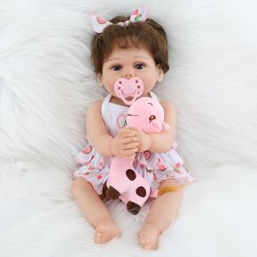دمى الطفل المولدة واقعية واقعية 20 "الحياة الحقيقية مثل Muñecas المصنوعة يدويا ، Newreborn Baby دمية كاملة الجسم هدية فينيل ناعمة