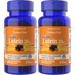 Puritan's Pride Lutein 20mg 240 count (2 pack of 120)