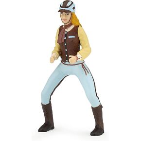 Papo "Riding Woman Fashion Figure, Blue