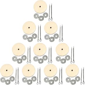 Exceart 10sets DIY Bear Accoisories Doll Noints Doll Comborts للمشاريع الحرفية سهلة التثبيت أجزاء مشتركة متحركة لصنع الدمية