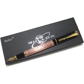 Gullor الصينية Horse M Nib Fountain Pen مع صندوق الهدايا - البرونز