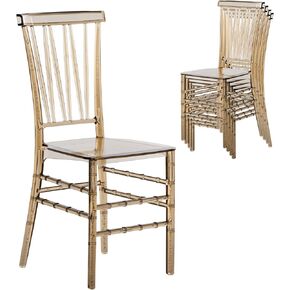 Stackable Chiavari Style Clear Acrylic Event Chairs