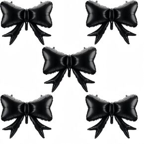 5pcs البالونات القوس الأسود ديكورات/مناسبة للحفلات الكلاسيكية الرجعية/الطرف القوطية/الحفل الأميرة الفاخرة/زواج الزفاف الأسود