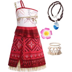 Princess Costume for Girls Ocean Adventure,Princess Dress Up for Kids,Halloween Costume Birthday Gifts