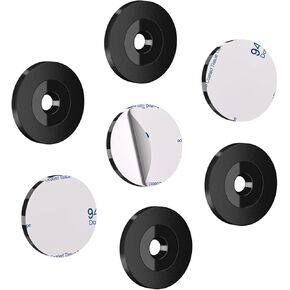 4 PCS علامات الدورية السوداء NTAG213 على علامات NFC على المعدن العلامات الثقيلة الرمز المميز لزج المميز 13.56 ميجا هرتز العلامة الاستقرائية RFID مع دعم لزجة ، متوافق مع G4S آمنة trax و trackforce و silvertrac -35mm