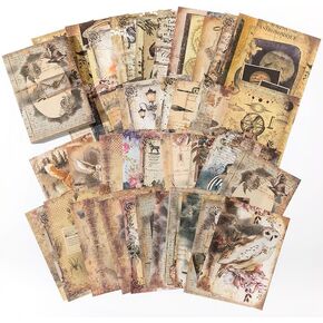 100 ورقة من لوازم سجل القصاصات عتيقة لصحيفة الإبداع ، Junk Journaling ، Bullet Journaling ، Junk Journal Supplies. ورقة سجل القصاصات.