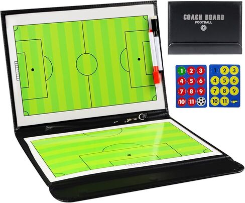 LEAP Football Coach Board Folding Portable Board with Magnets & Dry Erase in Kuwait