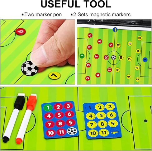 LEAP Football Coach Board Folding Portable Board with Magnets & Dry Erase in Kuwait