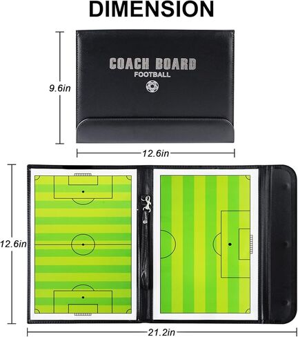 LEAP Football Coach Board Folding Portable Board with Magnets & Dry Erase in Kuwait