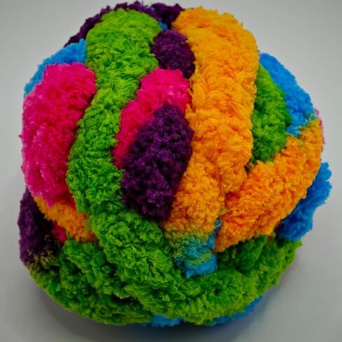 2 Pack Crochet Fidget Ball for Alzheimer Dementia Patients Sensory Toys for Skin Pickers Trichotillomania Stretch and Squeeze Stress Balls Skin Picking Fidget (Yarn Ball) in Kuwait