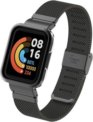 متوافق مع نطاقات Redmi Watch 2 Lite، حزام معصم بديل من الفولاذ المقاوم للصدأ متوافق مع ساعة Xiaomi Mi Watch Lite 2 الذكية in Kuwait