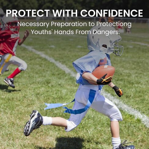 Football Gloves Youth Adult Pro 3.0 Upgrade Ultra Stick Palm Receivers Flexible Silicone High Grip Receiver Glove for Kids Boys Men Women in Saudi Arabia