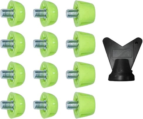 Amagogo 12x Soccer Studs Replacement Spikes Screw in 7mm 10mm Professional Football Shoe Spikes Rugby Studs for Indoor Outdoor Sports in Kuwait