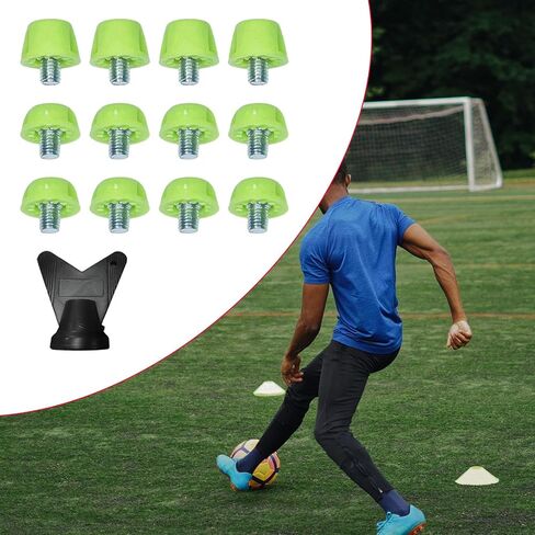 Amagogo 12x Soccer Studs Replacement Spikes Screw in 7mm 10mm Professional Football Shoe Spikes Rugby Studs for Indoor Outdoor Sports in Kuwait