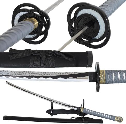 Bowen Elden Ring Sword Rivers of Blood Katana Sword Carbon Steel 41inches Hand Forged moonveil Samurai Sword Real Metal 1:1 Replica Elden Ring Game Weapon Cosplay Prop Collection Gift for Men in Saudi Arabia