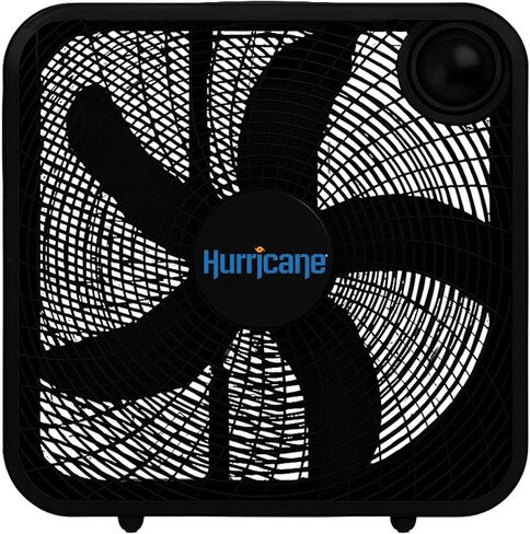 Hurricane Floor Box Fan, 3 Speed Powerful and Quiet Room Cooling, Classic, 20" in Saudi Arabia