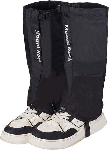 NICENEEDED Leg Gaiters Waterproof, Trimmer Brush Leg Gaiters for Hiking, Adjustable Boots Cover Legging Gaiter for Outdoor Hiking Snow Sand in Kuwait