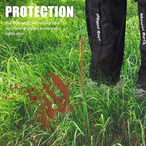 NICENEEDED Leg Gaiters Waterproof, Trimmer Brush Leg Gaiters for Hiking, Adjustable Boots Cover Legging Gaiter for Outdoor Hiking Snow Sand in Kuwait