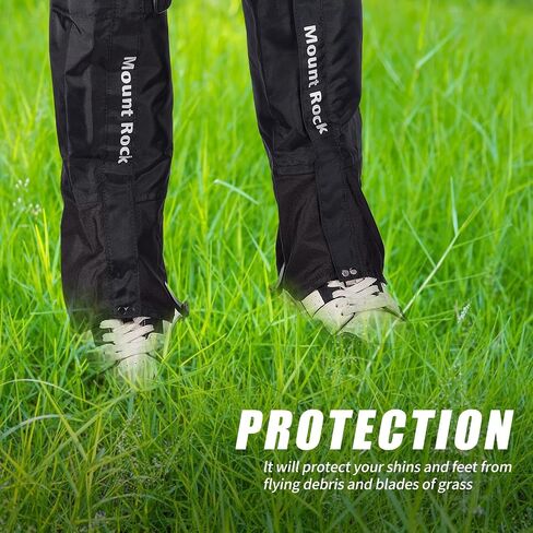NICENEEDED Leg Gaiters Waterproof, Trimmer Brush Leg Gaiters for Hiking, Adjustable Boots Cover Legging Gaiter for Outdoor Hiking Snow Sand in Kuwait