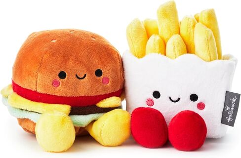 Hallmark Better Together Magnetic Plush (Hamburger and Fries) 5" Stuffed Toys, Easter Gifts for Kids in Kuwait