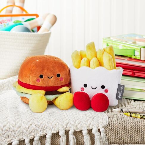 Hallmark Better Together Magnetic Plush (Hamburger and Fries) 5" Stuffed Toys, Easter Gifts for Kids in Kuwait
