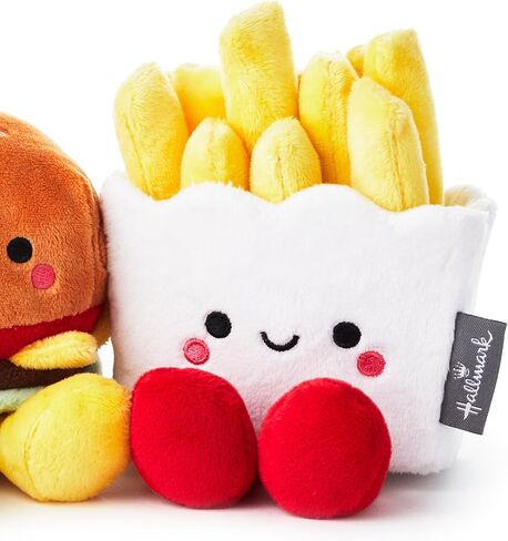 Hallmark Better Together Magnetic Plush (Hamburger and Fries) 5" Stuffed Toys, Easter Gifts for Kids in Kuwait